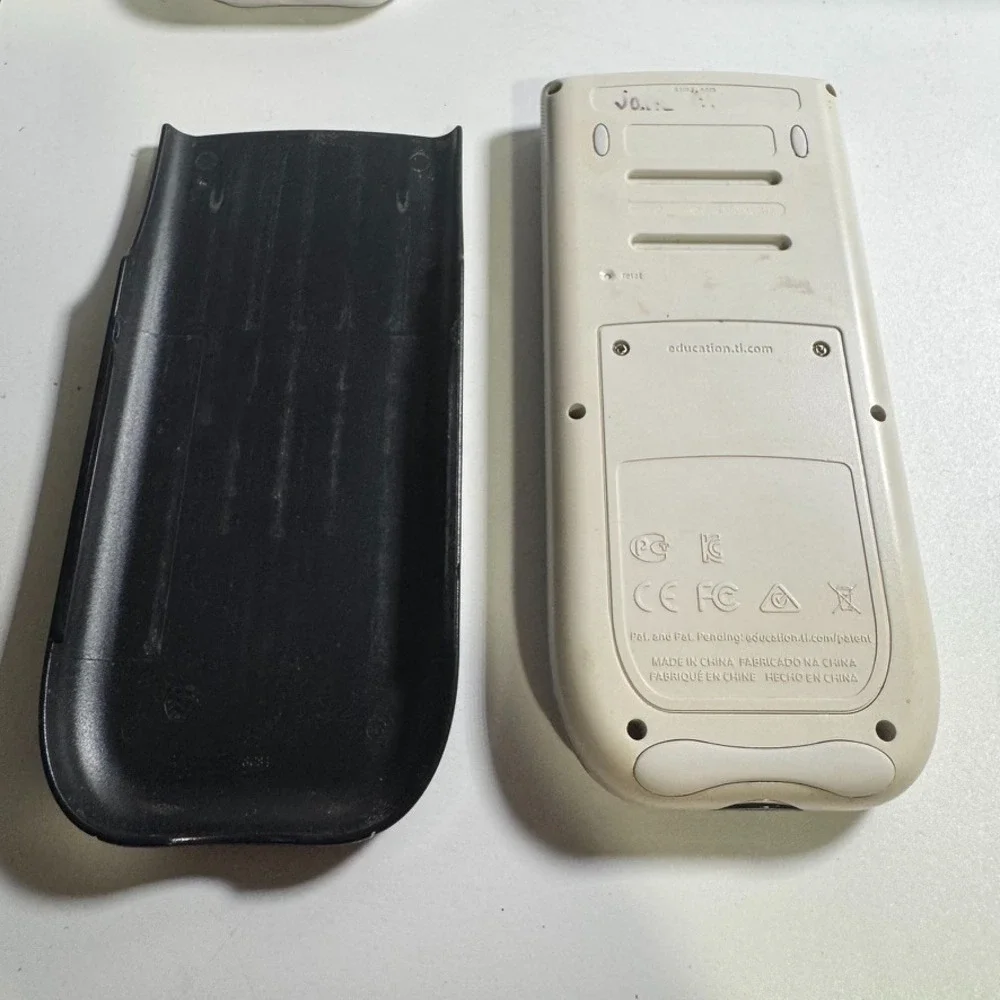 Texas Instruments TI-84‎ Plus C Silver Edition Black Graphing Calculator & Cover